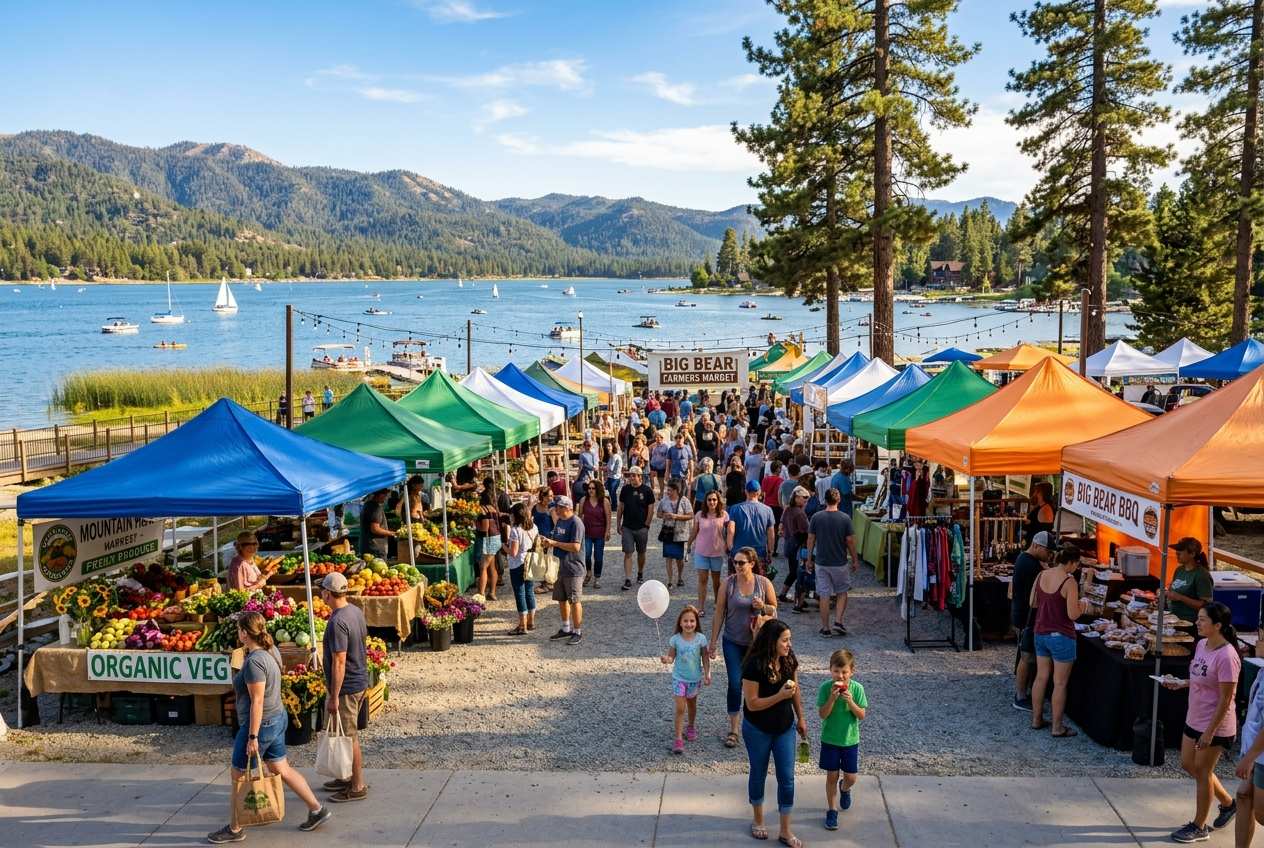 Big Bear Lake Farmers Market at Ski Beach Park Fridays 2026 Event